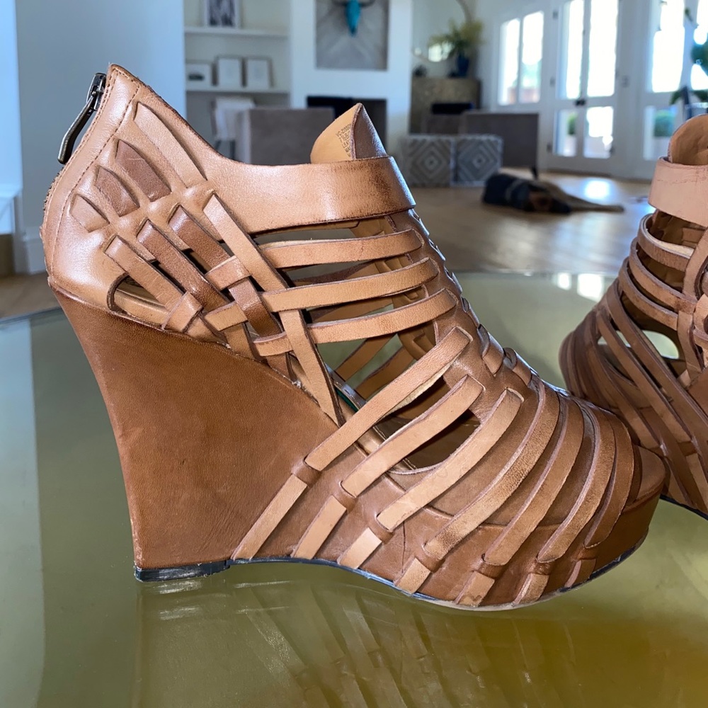 Vince Camuto Leather Wedge